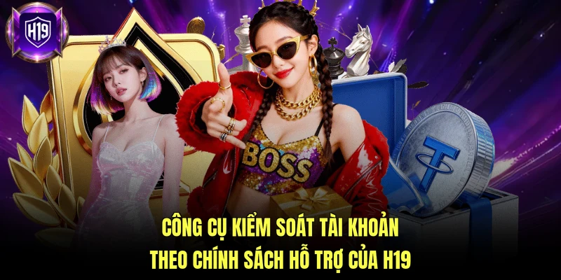 Công cụ kiểm soát tài khoản theo chính sách hỗ trợ của H19